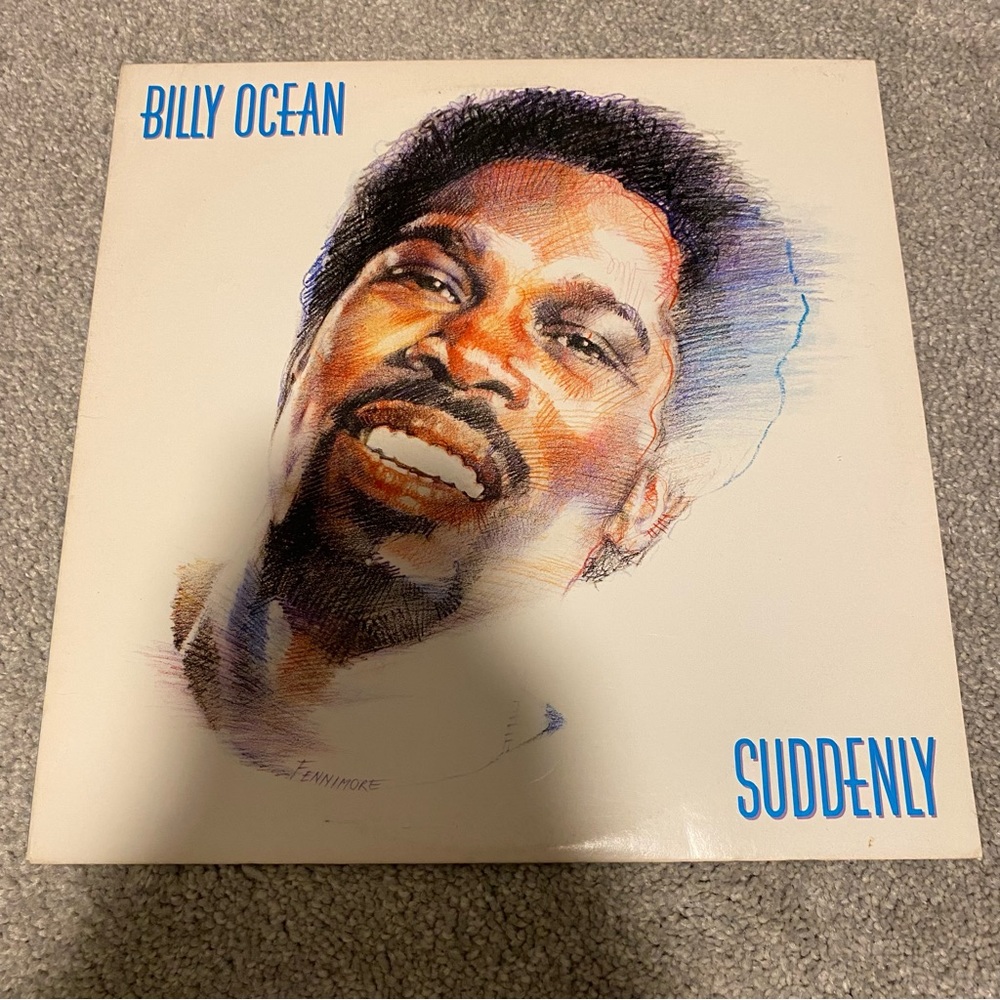 Billy Ocean Suddenly Vinyl Record in VG+ shape